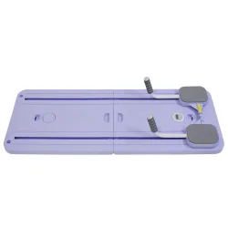 Pilates Board klappbar mit Widerstandsbändern lila