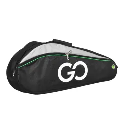 Tennistasche für 2 Schläger schwarz