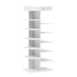 Schuhregal RUTA 45 x 114 cm weiss