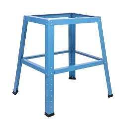Werkstatt Untergestell Maschinenständer höhenverstellbar 87 x 71 x 55 - 87 cm blau