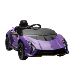 Elektroauto Kinder Lamborghini Autentica violett