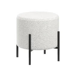 Hocker Teddy BRILON weiss