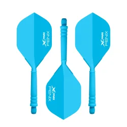 XQMAX Fenix Flight und Shaft 28 mm 3er Set blau