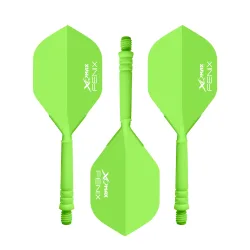 XQMAX Fenix Flight und Shaft 28 mm 3er Set grün