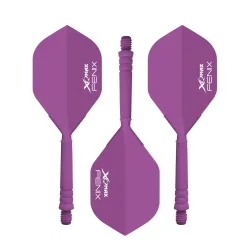 XQMAX Fenix Flight und Shaft 34 mm 3er Set violett