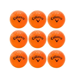 Callaway Übungsball Soft Flight mit HEX 9er Set orange