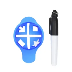 LEGEND Golf Ballmarker Set 2-teilig blau