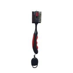 LEGEND Golfbürste Premium 43 cm schwarz/rot