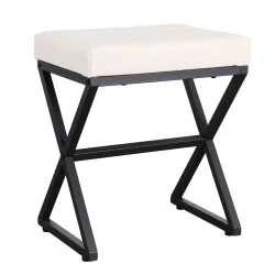 Sitzhocker NERIO beige/schwarz