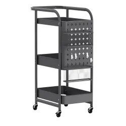 Rollwagen STEVEN 3 Etagen 30 x 49 x 74 cm anthrazit