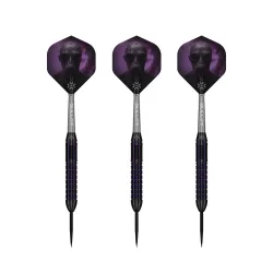 BULLET Toxic Steeldart 23 g 3er Set schwarz/violett