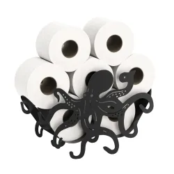 WC-Rollenhalter Oktopus für 7 Rollen schwarz