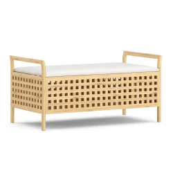 Sitzbank Bambus VELDEN 92 cm natur