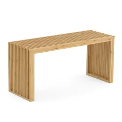 Sitzbank Bambus NORESSO 90 cm natur