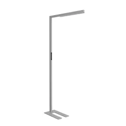 LED Stehlampe ELAYA dimmbar mit Bewegungsmelder silber