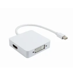 Mini DisplayPort – HDMI / DVI / DP 3-in-1 20 cm
