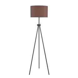 Stehlampe LUZIA braun/schwarz
