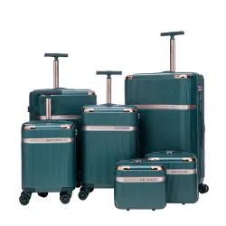 Reisekoffer Hartschalenkoffer CELENA 6er Set petrol