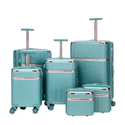 Reisekoffer Hartschalenkoffer CELENA 6er Set mint