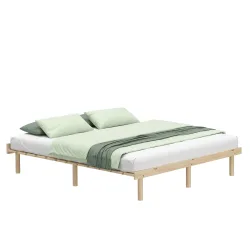 Futonbett Holz KIOTO 180 x 200 cm natur