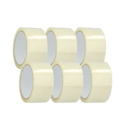 Paketklebeband 6er Set 48 mm x 50 m transparent