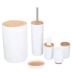 Set Badezimmer- und Toiletten Set 6-teilig 910 gr alpina