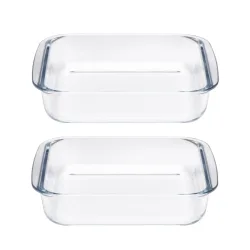 Auflaufform quadratisch 2er Set