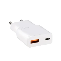 USB-A/USB-C Ladegerät 2-Port GaN 30 W