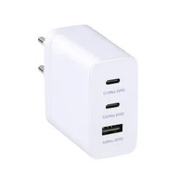 USB-A/USB-C Ladegerät 3-Port GaN 65 W