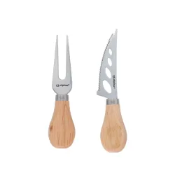 Käsemesser Set Holz 2-teilig