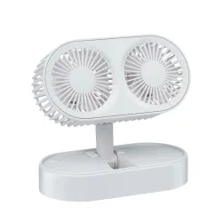 Tischventilator USB 1200mAh weiss
