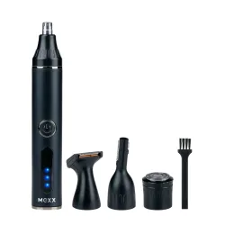 MEXX Rasierer und Trimmer Set 4-in-1 schwarz