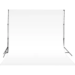 Hintergrundsystem mit 3x3 m Hintergrundstoff inkl. Stativ