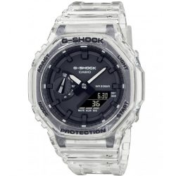 CASIO - Analoguhr, G-SHOCK Classic, 48mm, Transparent