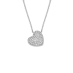 Fossil - Halskette, Sadie, 45cm, Silber