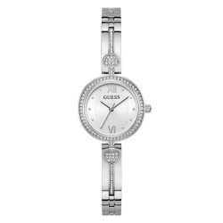 Guess - Analoguhr, Lovey, 27mm, Silber