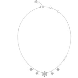 Guess - Halskette, White Lotus, 40.5CM, Silber
