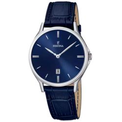Festina - Analoguhr, Classiques, 39mm, Blau