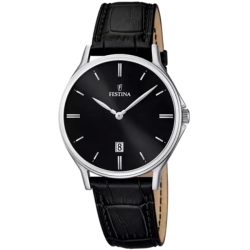 Festina - Analoguhr, Classiques, 39mm, Black