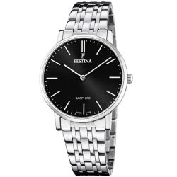 Festina F20045/4 Swiss Made Acero Klassik Herrenuhr