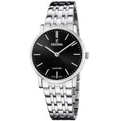 Festina F20047/4 Swiss Made Acero Klassik Damenuhr