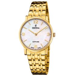 Festina F20048/2 Swiss Made Acero Klassik Damenuhr