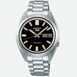 Seiko - Automatikuhr, 5 Sports, 37mm, Silber