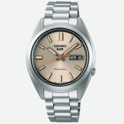 Seiko - Automatikuhr, 5 Sports, 37mm, Silber
