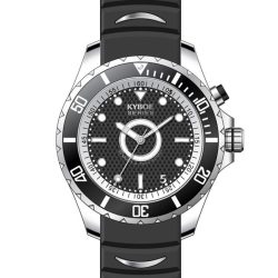 Kyboe GS.55.S.BL.BL Giant 55 Amsterdam Herrenuhr
