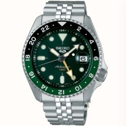 Seiko - Automatikuhr, 5 Sports GMT, 42mm, Grau