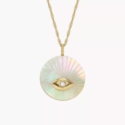 Fossil JF04793710 Sutton Evil Eye Halskette