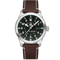 Luminox - Analoguhr, Air Pilot P-38 LIGHTNING, 42mm, Braun
