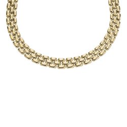 Fossil - Halskette, Arden, 40.5CM, Goldfarben
