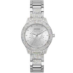 Guess - Analoguhr, Shooting Star, 36mm, Silber